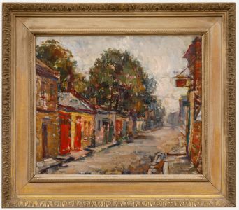 Kalman Kemeny (1896-1994) - 20th Century Oil, The Workshops