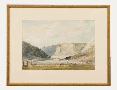 19th Century Watercolour - The Avon Gorge