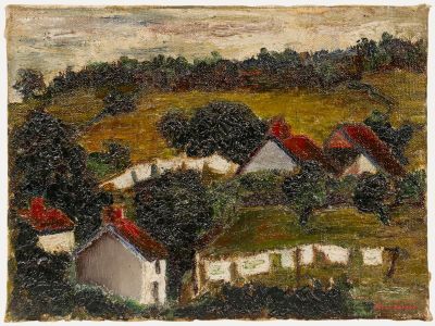 Peter Arnold (1922-2009) - 20th Century Oil, Washing Day