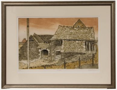 Valerie Thornton (1931-1991) - 1988 Aquatint, Le Besset