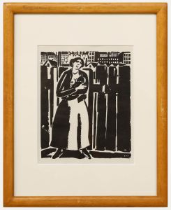 Frans Masereel (1889-1972) - Framed Woodcut, Man's Passion No.3