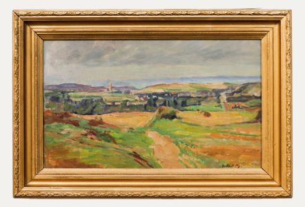 Bertrand Py (1895-1973) - Framed Mid 20th Century Oil, Summer Landscape