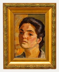 Bertrand Py (1895-1973) - Framed Mid 20th Century Oil, Portrait of a Woman