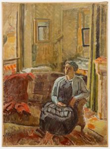 Bertrand Py (1895-1973) - Mid 20th Century Oil, Sitting Comfortably