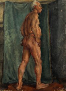 Olive Silburn - 20th Century Oil, Standing Nude
