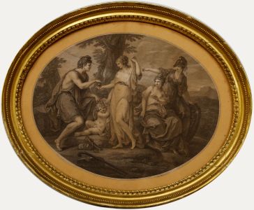 Francesco Bartolozzi RA (1727-1815) - Engraving, The Judgement of Paris 
