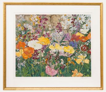 John Powell - Framed Contemporary Serigraph, Iceland Poppies