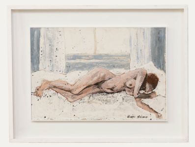 Minou Steiner (1940-2008) - 20th Century Mixed Media, Nude by the Window