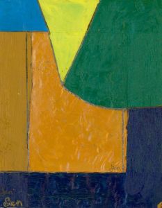 Ben Carrivick - Contemporary Oil, Green and Yellow