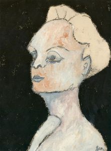 Ben Carrivick - Contemporary Oil, In Profile on Black