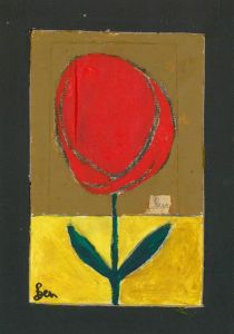 Ben Carrivick - Contemporary Oil, Tulip