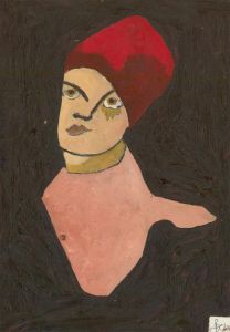 Ben Carrivick - Contemporary Oil, Red Hat