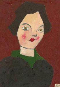 Ben Carrivick - Contemporary Oil, Red Lipstick