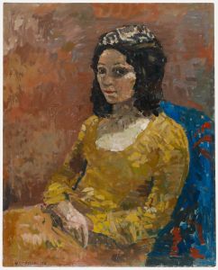 William S. Taylor - 20th Century Oil, Lady in Yellow