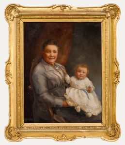 Madam Varney - 19th Century Oil, Mother and Child