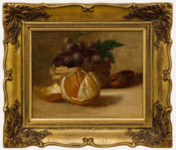 Freda Marston (1895-1949) - Framed Early 20th Century Oil, Fruit & Nut