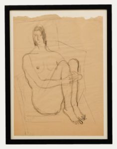 Anton Gold (1914-1970) - Mid 20th Century Charcoal Drawing