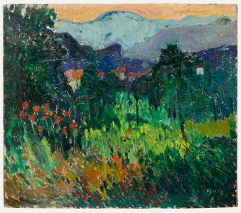 Anton Gold (1914-1970) - 1965 Oil, Swabian Spring