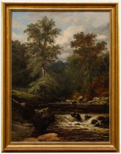 Early 19th Century Oil - Watching The River