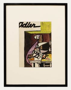 Framed 20th Century Watercolour - The Student