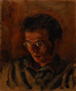 George Weissbort (1928-2013) - 20th Century Oil, The Glare of Candle Light