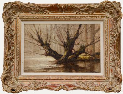 Kenneth Raymond Denton (1932-2024) - Framed 20th Century Oil, Old Pollards