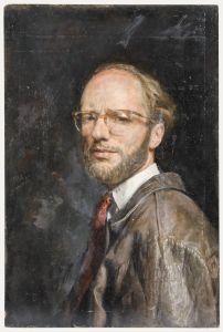 George Weissbort (1928-2013) - Mid 20th Century Oil, Self Portrait In Profile