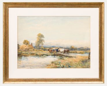 Robert Thorne Waite (1842-1935) - Early 20th Century Oil, Back To The Farm