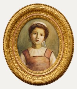 English School Late 19th Century Watercolour - Portrait of a Young Woman