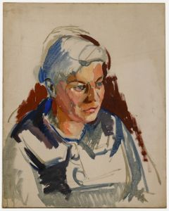 Attrib. Robert de Quin - Mid 20th Century Oil, Lady in a Shawl