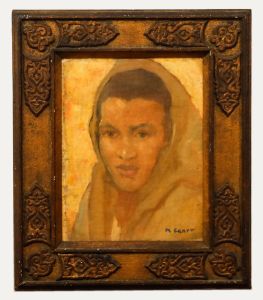 Marcel Canet (1875-1959) - Early 20th Century Oil, Portrait Study of a Woman