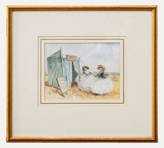 John Strickland Goodall (1908-1996) - Watercolour, Fortune Teller