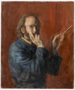 George Weissbort (1928-2013) - Mid 20th Century Oil, The Artist At Work