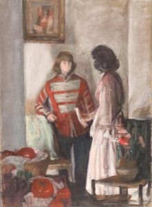George Weissbort (1928-2013) - 20th Century Oil, Couple in Costume