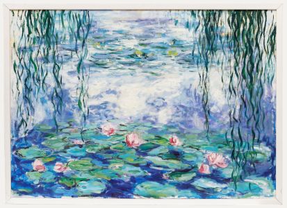 Erwin Steinhauser (1939-2023) - Acrylic, Water Lilies Under The Willow 