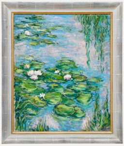 Erwin Steinhauser (1939-2023) - 1997 Acrylic, Water Lilies In Morning Light