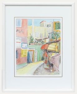 Erwin Steinhauser (1939-2023) - 1996 Watercolour, Italian Street