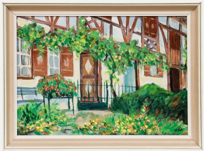 Erwin Steinhauser (1939-2023) - 20th Century Oil, Summer Farmhouse