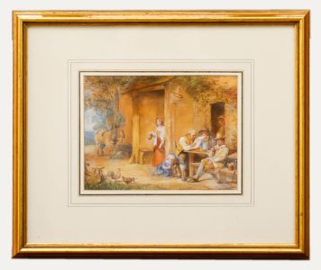 David Hardy (ex.1855-1870)  - 19th Century Watercolour, Summer Evening