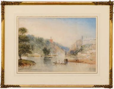 John Syer (1815-1885) - 19th Century Watercolour, Avon Gorge, Bristol
