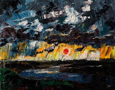 Daniel Nichols - Contemporary Oil, Blakeney Channel, Norfolk