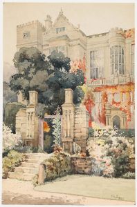 C. L. P. - 1927 Watercolour, Summer at The Manor
