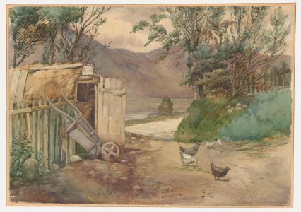 1883 Watercolour - Road to Arrocher