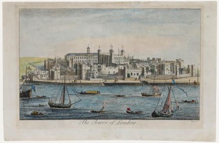 William Henry Toms (c.1700-1765) - 18th Century Etching, The Tower of London