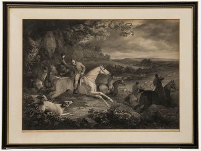 Scott (1774-1827) after Reinagle (1749-1833) - 1811 Engraving, Breaking Cover