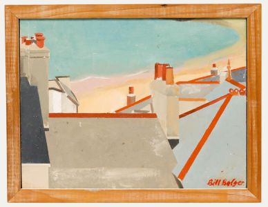 Bill Bolger (1940-2024) - 20th Century Oil, Rooftops Near Tate Gallery