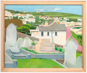 Bill Bolger (1940-2024) - 20th Century Oil, View of the Coastal Town
