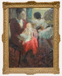 Early 20th Century Oil - Café Scene