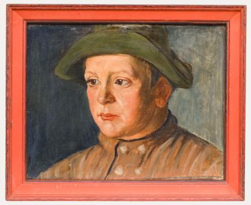 Carl Baum (1892-1966) - 1936 Oil, Portrait of Reinhard Vogel