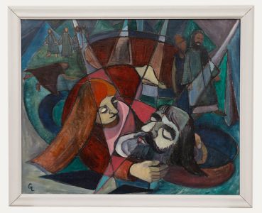 Grace Larner (1926-2022) - 20th Century Oil, Religious Scene